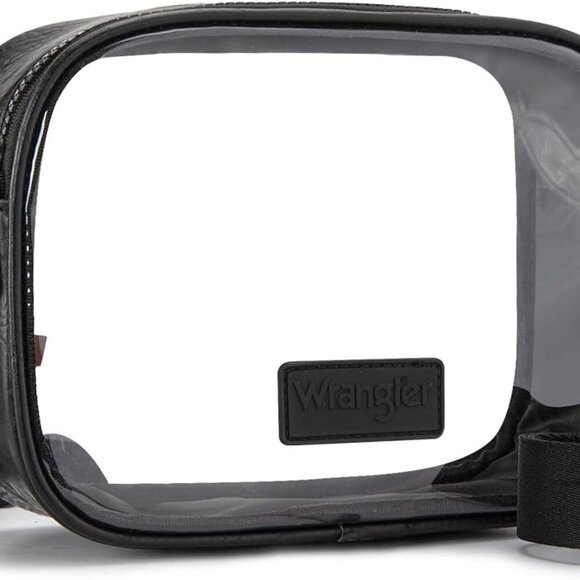 Trendy Transparent Crossbody Purse for Stadium Events - Adjustable & Stylish - Picture 1 of 7